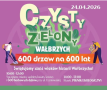 grafika z napisem CZYSTY I ZIELONY WAŁBRZYCH
